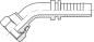 Preview: DKOR DN 16 5/8"-14 BSP-Gewinde, 45°Bogen mit O-Ring