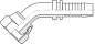 Preview: DKR DN 5 1/4"-19 BSP-Innengewinde 45° Bogen