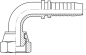 Preview: DKR DN 6 1/8"-28 BSP-Innengewinde 90° Bogen