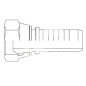 Preview: DKR DN 16 5/8"-14 BSP-Innengewinde