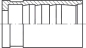 Preview: Fassung DN 6 R6/R7/R8/Thermoplastikschlauch mit Stahleinlage