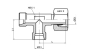 Preview: EVL 12S M 20 x 1,5 einstellbare L-Verschraubung, Edelstahl 1.4571