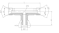 Preview: EVT 1/2" BSP einstellbare T-Verschraubung, Edelstahl 1.4571