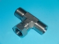 Preview: EVT 1/2" BSP einstellbare T-Verschraubung, Edelstahl 1.4571