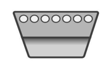 20 x 800 LI Keilriemen ConCar
