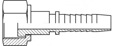 Preview: 2SN DN 12 x 2900 Hydraulikschlauch