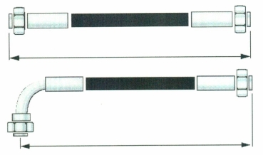Preview: 2SN DN 12 x 3400 Hydraulikschlauch
