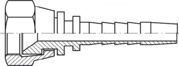 2SN DN 19 x 400 Hydraulikschlauch