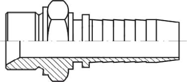 Preview: 2SN DN 19 x 750 Hydraulikschlauch