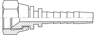 DKJ DN 12 1 1/16"-12 UNF-Innengewinde