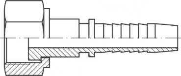 ORFS DN 19 1"-14 Innengewinde, flachdichtend