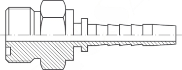 ORS DN 25 1 11/16"-12 Außengewinde, flachdichtend