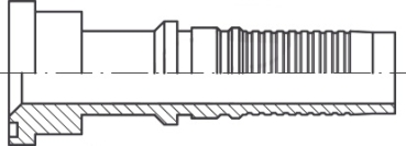 SAE-Flanscharmatur DN 38-60,3 1 1/2", 3000 PSI, Interlock