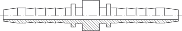 SV DN 25 Schlauchverbinder
