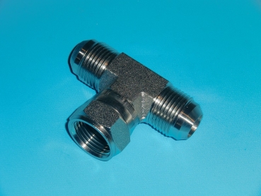 EVT 1 1/16" UNF (JIC) einstellbare T-Verschraubung, Edelstahl 1.4571