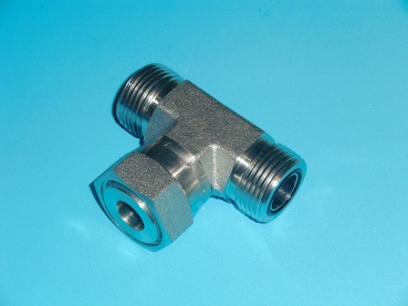 Preview: EVT 1 7/16" ORFS einstellbare T-Verschraubung, Edelstahl 1.4571