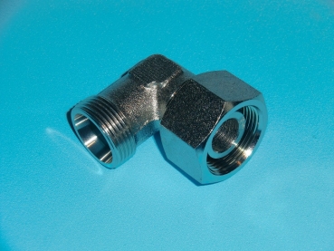 EVW 12S M 20 x 1,5 einstellbare Winkelverschraubung, Edelstahl 1.4571