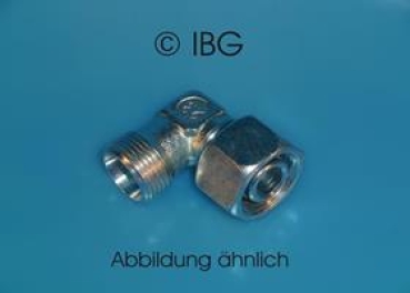 EVW 18L M 26 x 1,5 einstellbare Winkelverschraubung, Edelstahl 1.4571