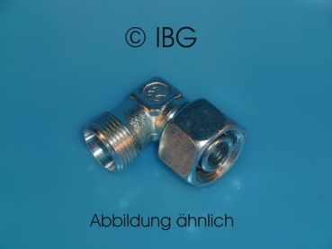 Preview: EVW 35L M 45 x 2,0 einstellbare Winkelverschraubung, Edelstahl 1.4571