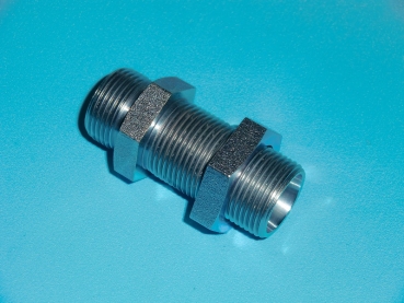 SV 15L M 22 x 1,5 gerade Schottverschraubung, Edelstahl 1.4571