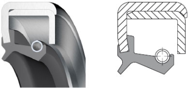 Wellendichtring 180 x 210 x 15 CS NBR