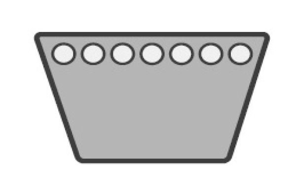 13 x 2770 LI Keilriemen ConCar