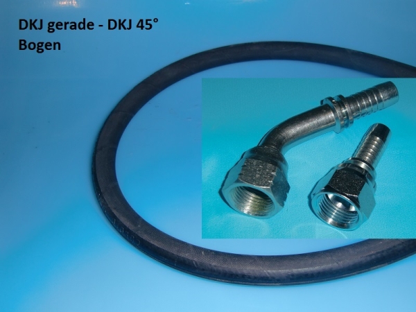 2SN DN 10 x 8000 Hydraulikschlauch