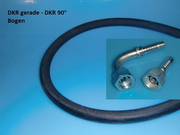 2SN DN 12 x 1000 Hydraulikschlauch