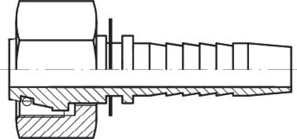 2SN DN 19 x 400 Hydraulikschlauch