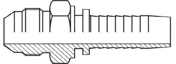 2SN DN 19 x 500 Hydraulikschlauch