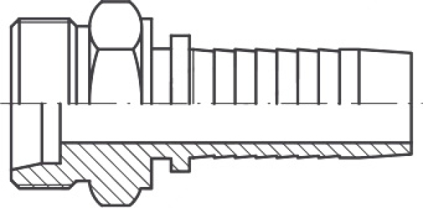 CES DN 25 25S M 36 x 2,0 Außengewinde