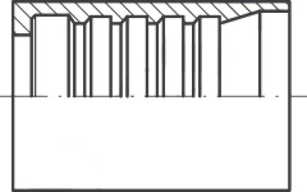 Fassung DN 19 4SH / R13 / R15