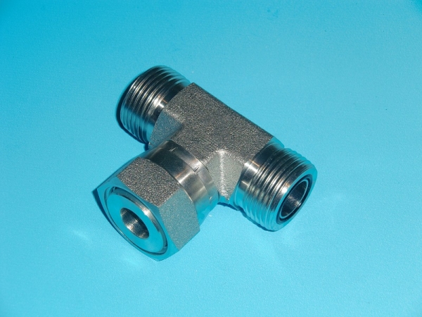 EVT 2" ORFS einstellbare T-Verschraubung, Edelstahl 1.4571