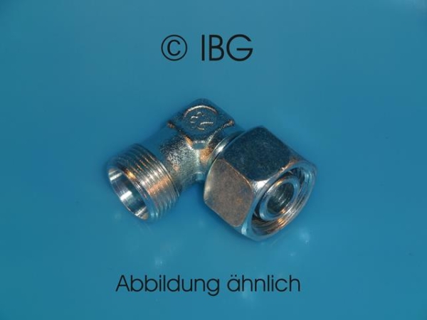 EVW 18L M 26 x 1,5 einstellbare Winkelverschraubung, Edelstahl 1.4571