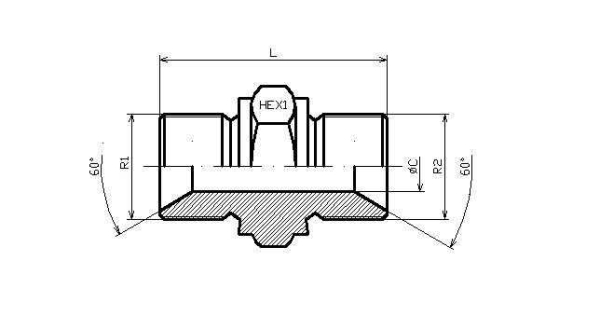 G 1/8" BSP  gerade Verschraubung, Edelstahl 1.4571