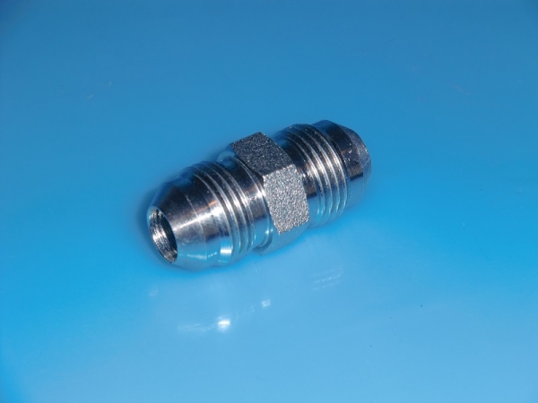 G 9/16" UNF JIC-Dichtkopf  gerade Verschraubung, Edelstahl 1.4571
