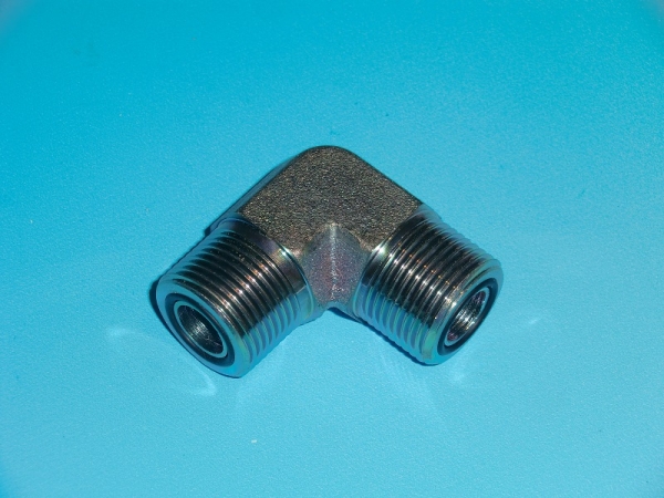 W 2" ORFS Winkelverschraubung, Edelstahl 1.4571