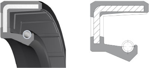 Wellendichtring 60 x 100 x 10 A NBR