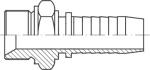 AGR DN 12 5/8"-14 BSP-Außengewinde