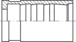 Fassung DN 5 R6/R7/R8/Thermoplastikschlauch mit Stahleinlage